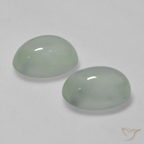 Shop natural 5.47ct Vert très clair Préhnite gems, ovale, from Afrique du Sud at GemSelect. In stock, global shipping!