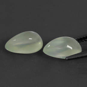 Achetez naturel ct Vert Prehnite gems, Transparent, En provenance Afrique du Sud chez GemSelect. En stock, livraison internationale!