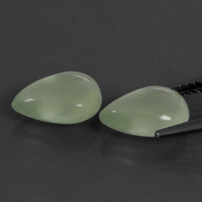 Achetez naturel ct vert préhnite gems, transparent, en provenance afrique du sud chez gemselect. en stock, livraison internationale!
