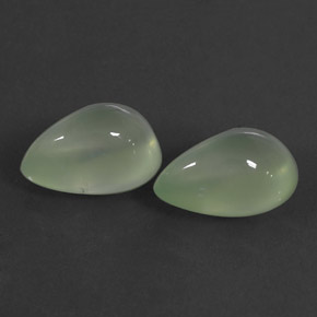 Achetez naturel ct vert préhnite gems, transparent, en provenance afrique du sud chez gemselect. en stock, livraison internationale!
