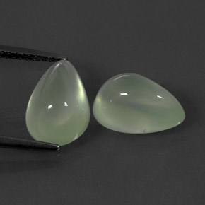 Achetez naturel ct vert préhnite gems, transparent, en provenance afrique du sud chez gemselect. en stock, livraison internationale!