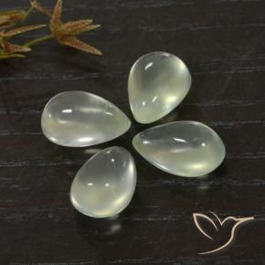 Shop natural 9.91ct Light Green  Préhnite gems, En forme de poire, from Afrique du Sud at GemSelect. In stock, global shipping!