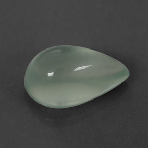 Préhnite vert naturelle transparent, 4,45 ct, transparent / translucide