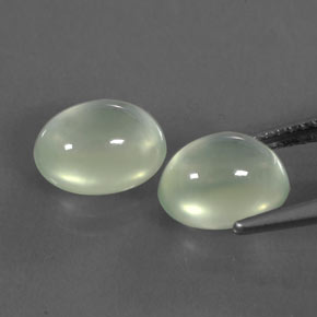 Achetez naturel ct vert préhnite gems, transparent, en provenance afrique du sud chez gemselect. en stock, livraison internationale!