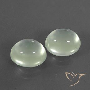 Achetez naturel 4,40ct blanc préhnite gems, transparent, en provenance afrique du sud chez gemselect. en stock, livraison internationale!