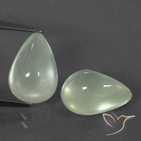 Shop natural 5.27ct Blanc clair verdâtre Préhnite gems, En forme de poire, from Afrique du Sud at GemSelect. In stock, global shipping!