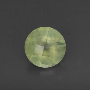Préhnite vert naturelle transparent, 1,78 ct, transparent / translucide