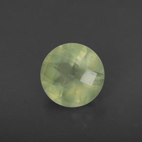 Préhnite vert naturelle transparent, 1,78 ct, transparent / translucide