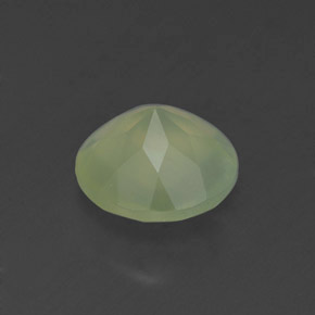 Préhnite vert naturelle transparent, 1,83 ct, transparent / translucide