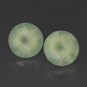 Achetez naturel ct vert préhnite gems, transparent, en provenance afrique du sud chez gemselect. en stock, livraison internationale!