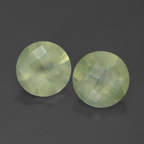 Achetez naturel ct vert préhnite gems, transparent, en provenance afrique du sud chez gemselect. en stock, livraison internationale!