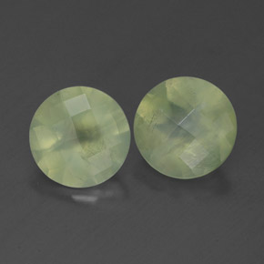 Achetez naturel ct vert préhnite gems, transparent, en provenance afrique du sud chez gemselect. en stock, livraison internationale!