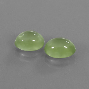 Achetez naturel ct vert préhnite gems, transparent, en provenance afrique du sud chez gemselect. en stock, livraison internationale!