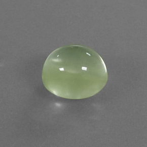 Préhnite vert naturelle transparent, 4,13 ct, transparent / translucide