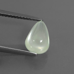 Préhnite vert naturelle transparent, 2,08 ct, transparent / translucide