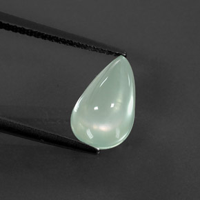 Préhnite vert naturelle transparent, 2,81 ct, transparent / translucide