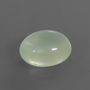 Préhnite vert naturelle transparent, 8,89 ct, transparent / translucide