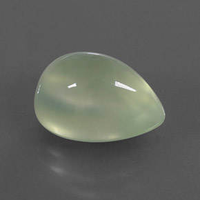 Préhnite vert naturelle transparent, 4,75 ct, transparent / translucide