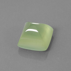 Préhnite vert naturelle transparent, 4,92 ct, transparent / translucide