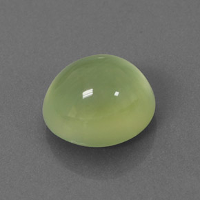 Préhnite vert naturelle transparent, 2,28 ct, transparent / translucide