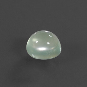 Préhnite vert naturelle transparent, 3,58 ct, transparent / translucide