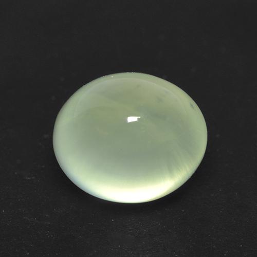 Préhnite vert naturelle coupe ovale, 2,08 ct, transparent