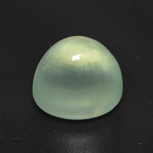 Préhnite vert naturelle coupe ovale, 2,08 ct, transparent