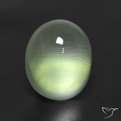 2.72ct Naturel Yellow Green  Préhnite, ovale, Transparent