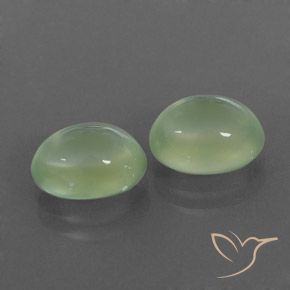 Shop natural 4.83ct Light Yellow Green  Préhnite gems, ovale, from Afrique du Sud at GemSelect. In stock, global shipping!