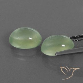 Shop natural 4.83ct Light Yellow Green  Préhnite gems, ovale, from Afrique du Sud at GemSelect. In stock, global shipping!
