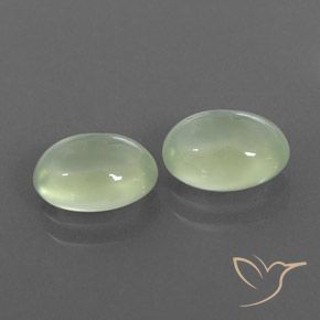 Shop natural 3.01ct Pale Pear Green  Préhnite gems, ovale, from Afrique du Sud at GemSelect. In stock, global shipping!