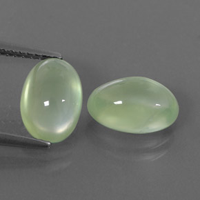 Achetez naturel ct vert préhnite gems, transparent, en provenance afrique du sud chez gemselect. en stock, livraison internationale!