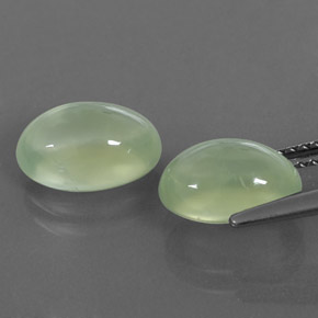 Achetez naturel ct vert préhnite gems, transparent, en provenance afrique du sud chez gemselect. en stock, livraison internationale!