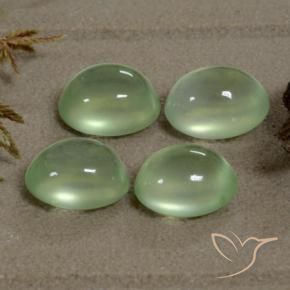 Shop natural 6.06ct Yellow Green  Préhnite gems, ovale, from Afrique du Sud at GemSelect. In stock, global shipping!