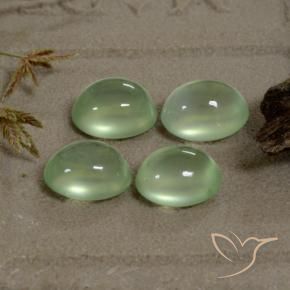 Shop natural 6.06ct Yellow Green  Préhnite gems, ovale, from Afrique du Sud at GemSelect. In stock, global shipping!