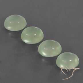 Shop natural 8.93ct Pale Pear Green  Préhnite gems, ovale, from Afrique du Sud at GemSelect. In stock, global shipping!