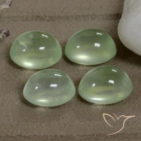 Shop natural 7.69ct Yellow Green  Préhnite gems, ovale, from Afrique du Sud at GemSelect. In stock, global shipping!