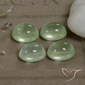 Shop natural 7.69ct Yellow Green  Préhnite gems, ovale, from Afrique du Sud at GemSelect. In stock, global shipping!