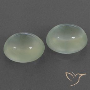 Shop natural 6.21ct Light Green  Préhnite gems, ovale, from Afrique du Sud at GemSelect. In stock, global shipping!