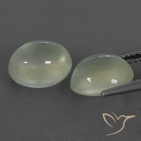 Shop natural 6.21ct Light Green  Préhnite gems, ovale, from Afrique du Sud at GemSelect. In stock, global shipping!
