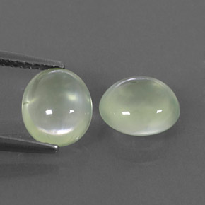 Achetez naturel ct vert préhnite gems, transparent, en provenance afrique du sud chez gemselect. en stock, livraison internationale!