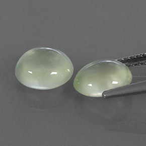 Achetez naturel ct vert préhnite gems, transparent, en provenance afrique du sud chez gemselect. en stock, livraison internationale!