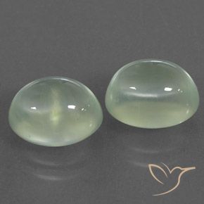 Shop natural 5.22ct Vert jaune léger Préhnite gems, ovale, from Afrique du Sud at GemSelect. In stock, global shipping!