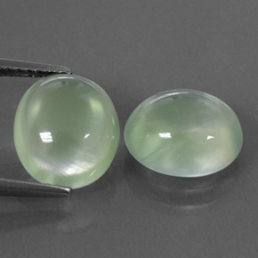 Achetez naturel ct vert préhnite gems, transparent, en provenance afrique du sud chez gemselect. en stock, livraison internationale!