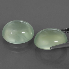 Achetez naturel ct vert préhnite gems, transparent, en provenance afrique du sud chez gemselect. en stock, livraison internationale!