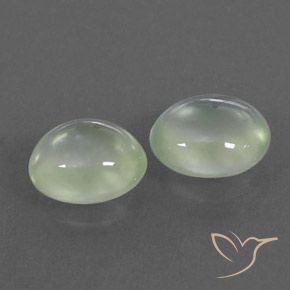 Shop natural 3.18ct Pale Yellowish Green    Préhnite gems, ovale, from Afrique du Sud at GemSelect. In stock, global shipping!