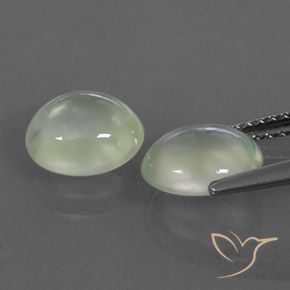 Shop natural 3.18ct Pale Yellowish Green    Préhnite gems, ovale, from Afrique du Sud at GemSelect. In stock, global shipping!