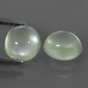 Achetez naturel ct vert préhnite gems, transparent, en provenance afrique du sud chez gemselect. en stock, livraison internationale!