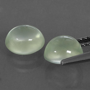 Achetez naturel ct vert préhnite gems, transparent, en provenance afrique du sud chez gemselect. en stock, livraison internationale!