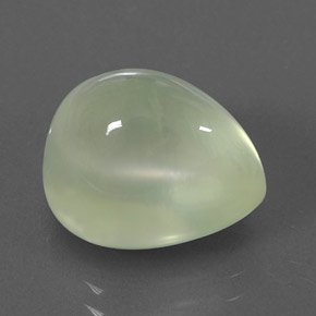Préhnite vert naturelle transparent, 9,95 ct, transparent / translucide